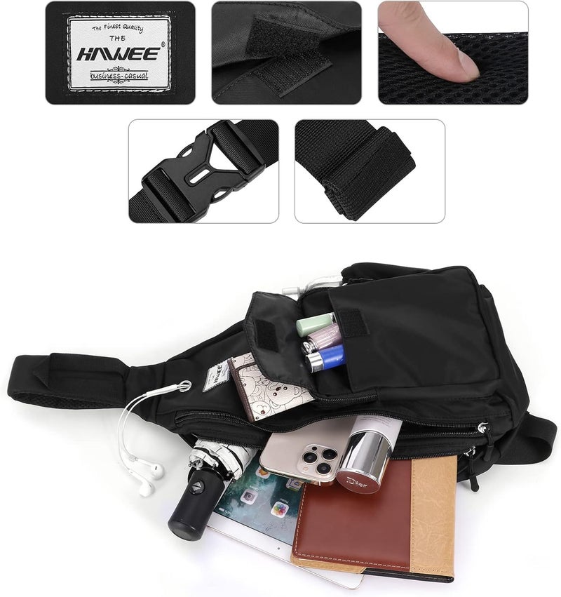 HAWEE Backpack Sling for Women Anti-Water Crossbody Bag Inclined Adjustable Pack | Casual, Adjustable Strap, Water Repellent, for Travel/Sport - Image 5